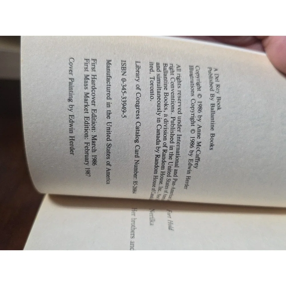 A Pern Adventure Series:‎ Nerilka's Story by Anne McCaffrey Paperback Vintage